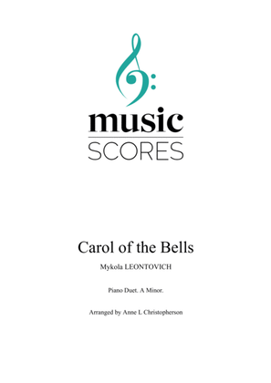 Book cover for Carol of the Bells - Piano Duet - A Minor
