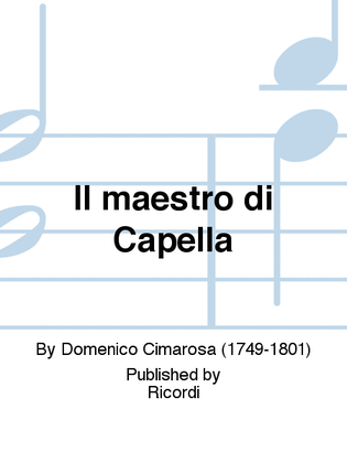 Book cover for Il maestro di Capella