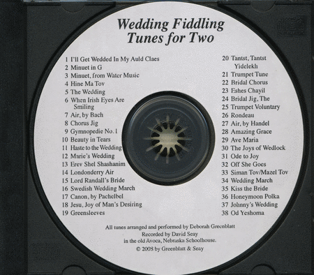 Wedding Fiddlinge Tunes for Two Violins CD