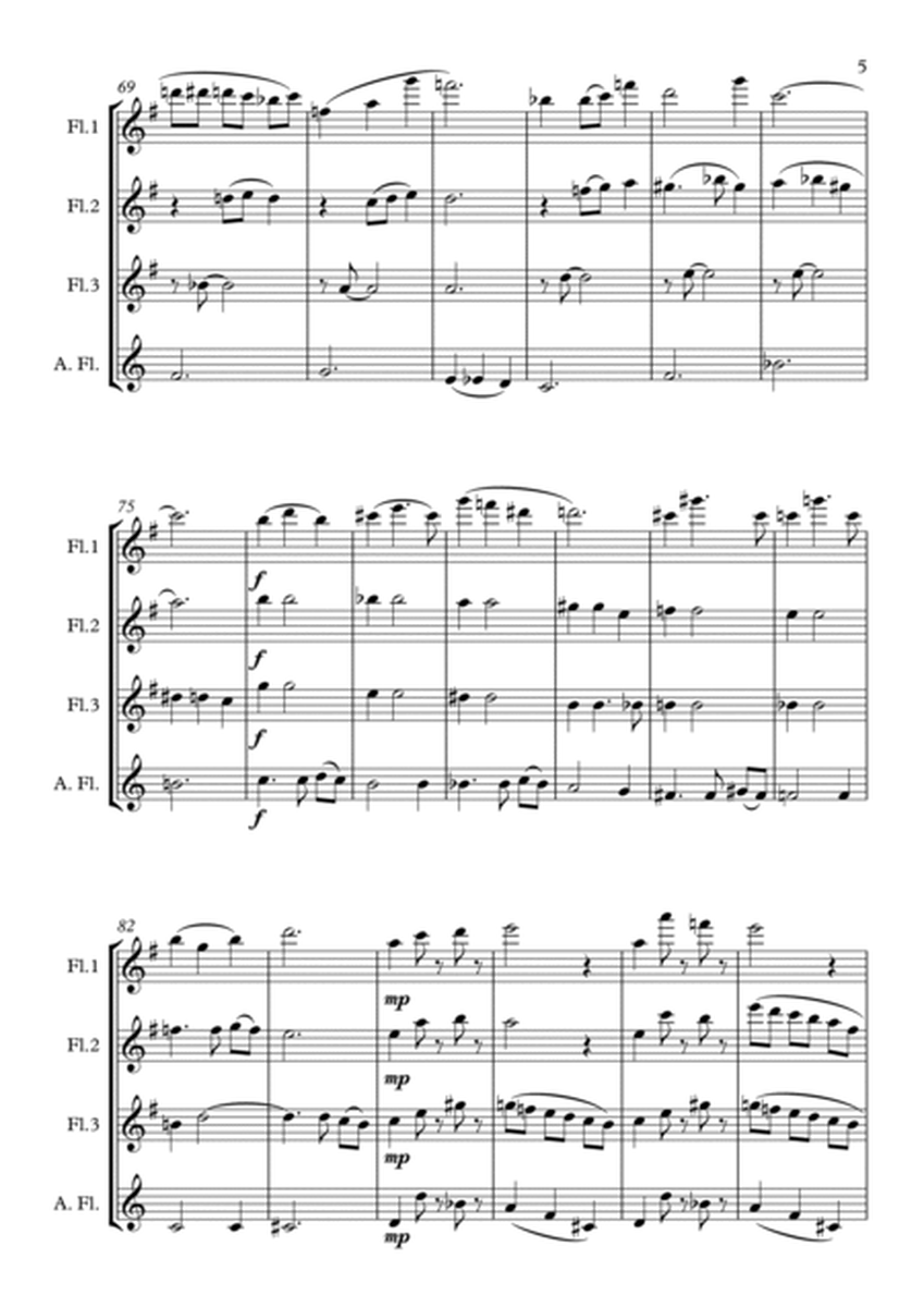 Note Pad - Flute Quartet image number null