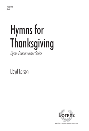 Book cover for Hymns for Thanksgiving