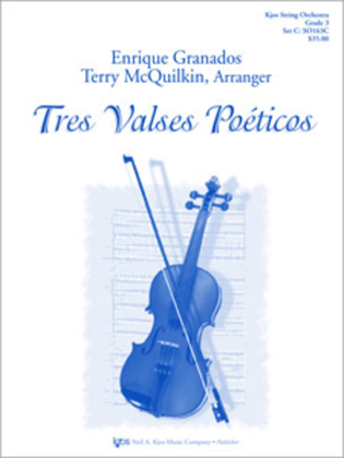 Book cover for Tres Valses Poeticos