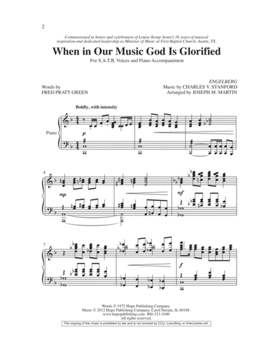 When in Our Music God Is Glorified image number null