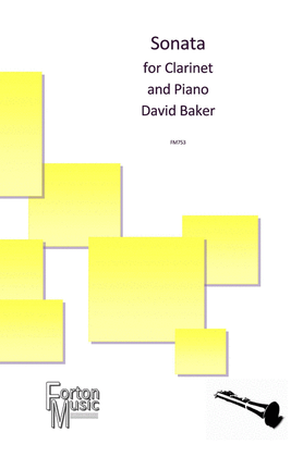 Book cover for Sonata for Clarinet and Piano