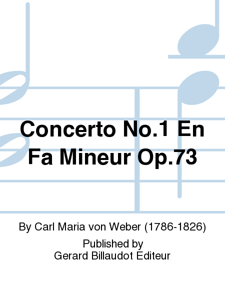 1er Concerto in Fa Mineur