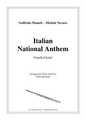 Book cover for Italian National Anthem - Fratelli d'Italia - for Flute Choir