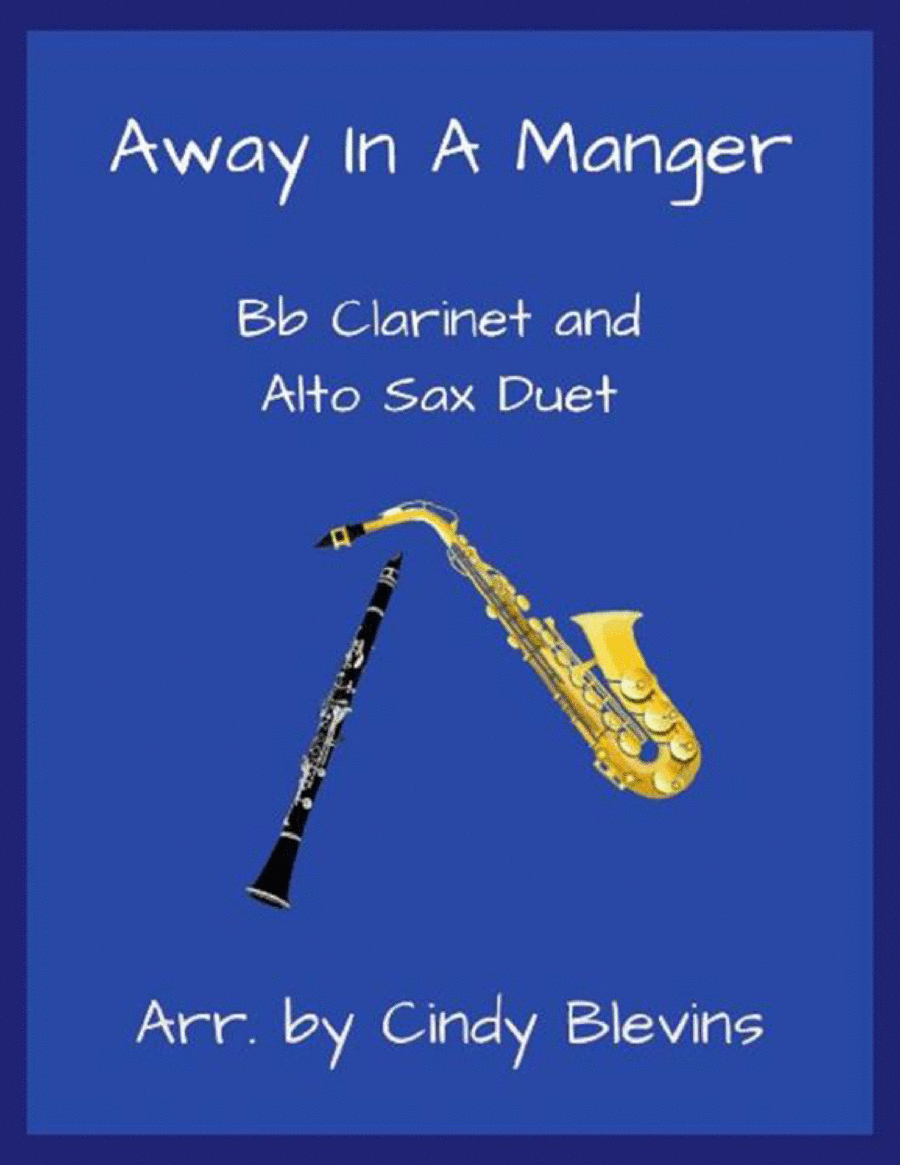 Away In A Manger, Bb Clarinet and Alto Sax Duet image number null