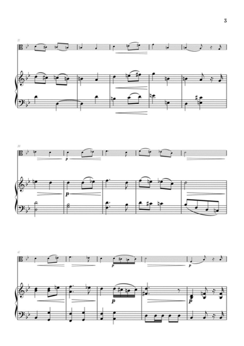 Wagner • Here Comes the Bride (Bridal Chorus) from Lohengrin | viola & piano sheet music image number null