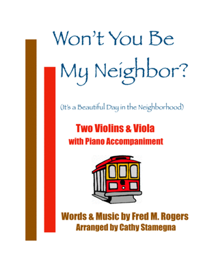 Book cover for Won't You Be My Neighbor? (it's A Beautiful Day In The Neighborhood)