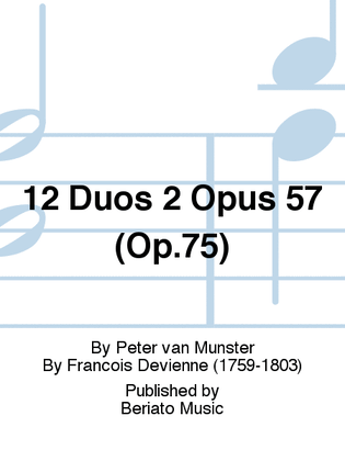 Book cover for 12 Duos 2 Opus 57 (Op.75)