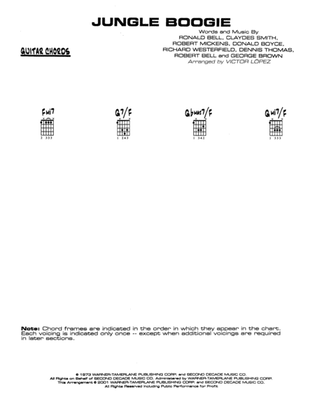 Jungle Boogie: Guitar Chords