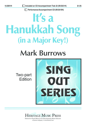 Book cover for It's a Hanukkah Song (in a Major Key!)