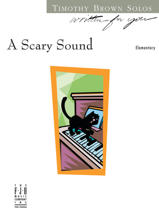 Book cover for A Scary Sound