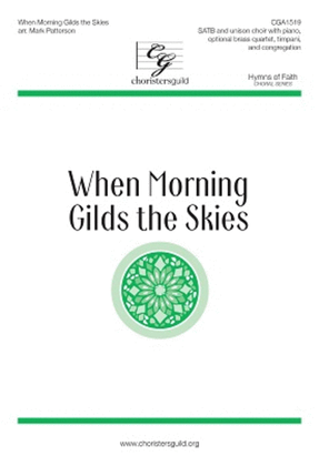 Book cover for When Morning Gilds the Skies