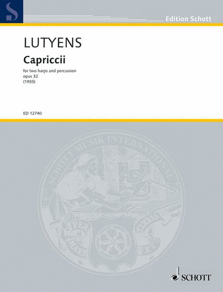 Lutyens Capriccii; 2harpsperc