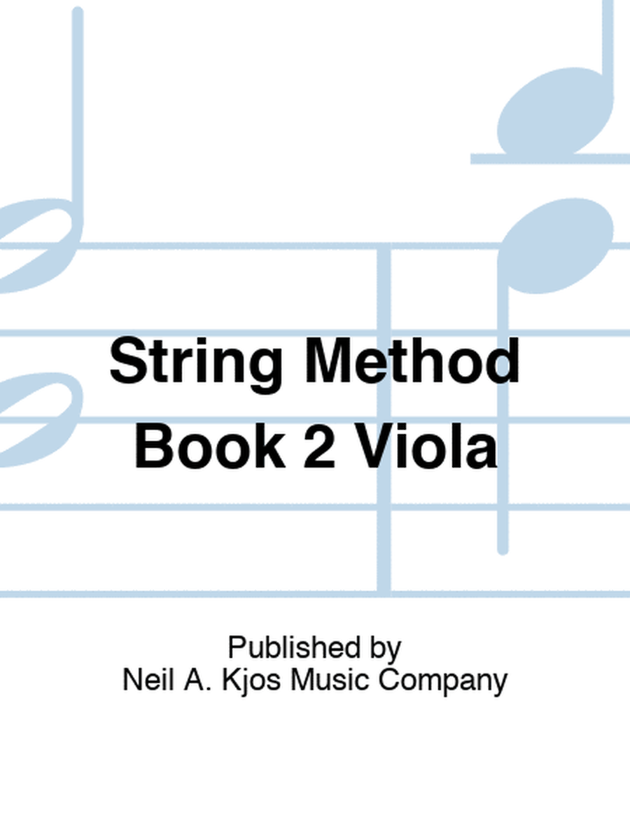 String Method Book 2 Viola