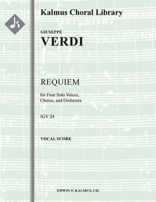 Book cover for Requiem (Messa da Requiem; Totenmesse)