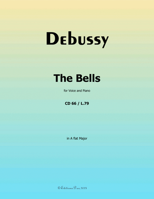 Book cover for The Bells, by Debussy, in A flat Major