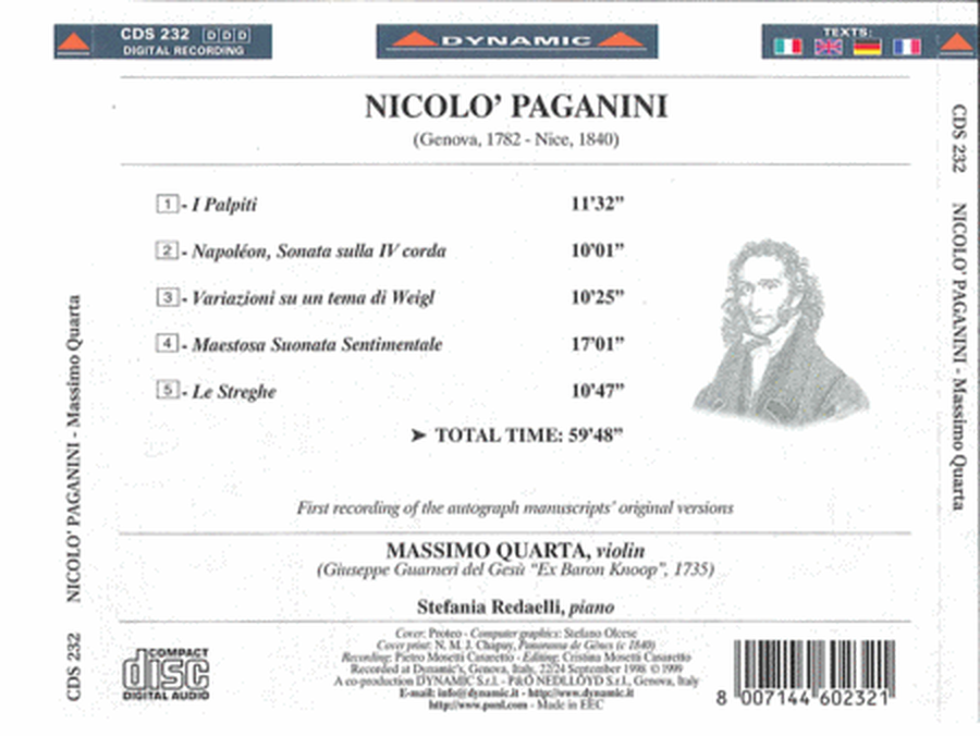Massimo Quarta Recital (Violin