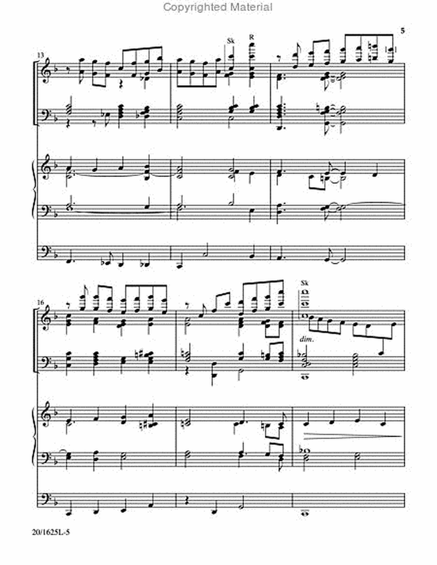 Ring in Exaltation! - Organ/Handbell Score image number null