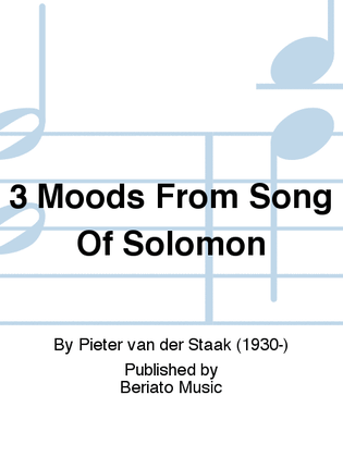 Book cover for 3 Moods From Song Of Solomon