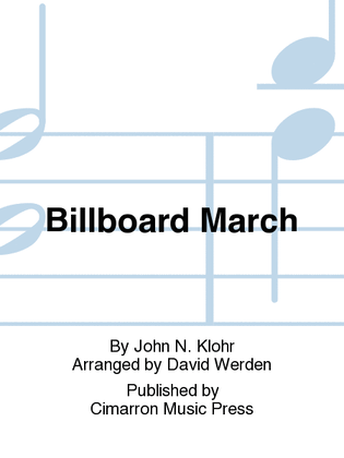 Book cover for Billboard March