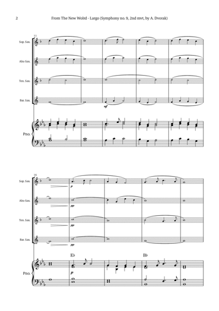 Largo (2nd movement of the Symphony no. 9 'From The New World') image number null