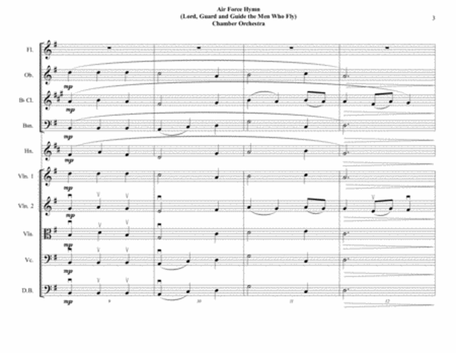 Air Force Hymn ('Lord,Guard and Guide") - Chanber Orchestra - Intermediate image number null