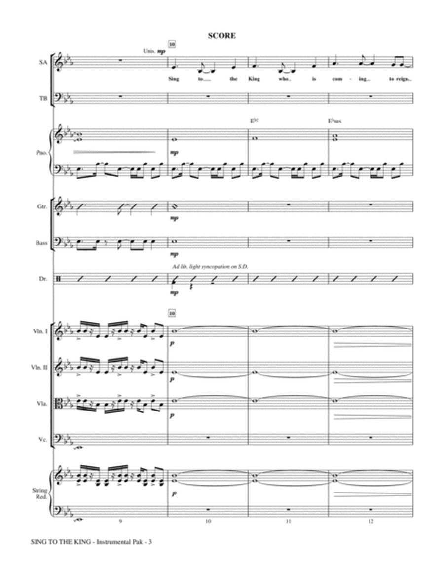 Sing To The King (arr. Phillip Keveren) - Full Score