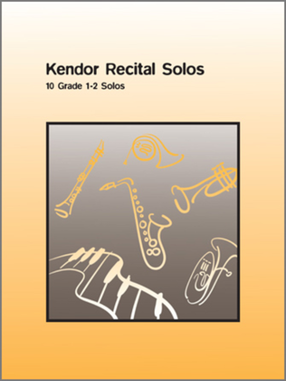 Book cover for Kendor Recital Solos - Trombone - Solo Book with MP3s