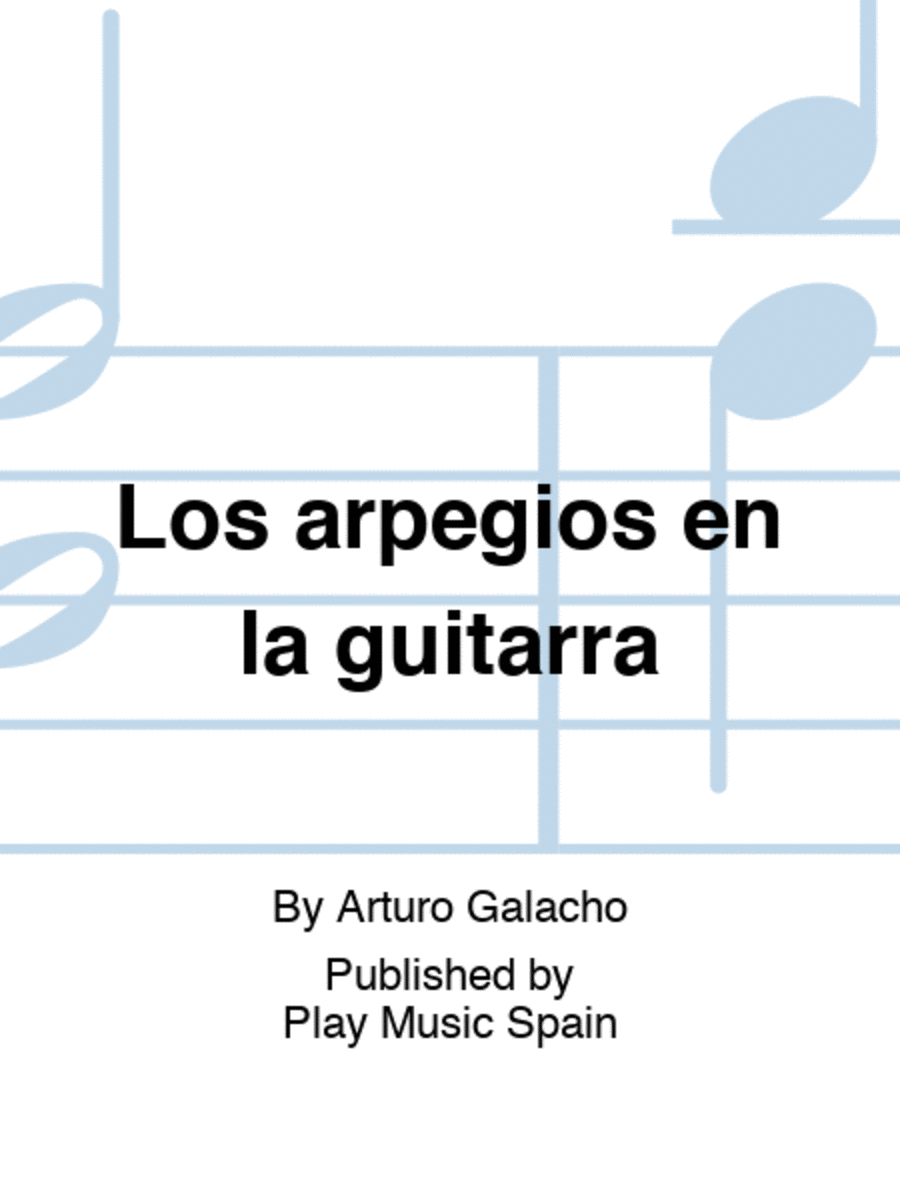 Los arpegios en la guitarra