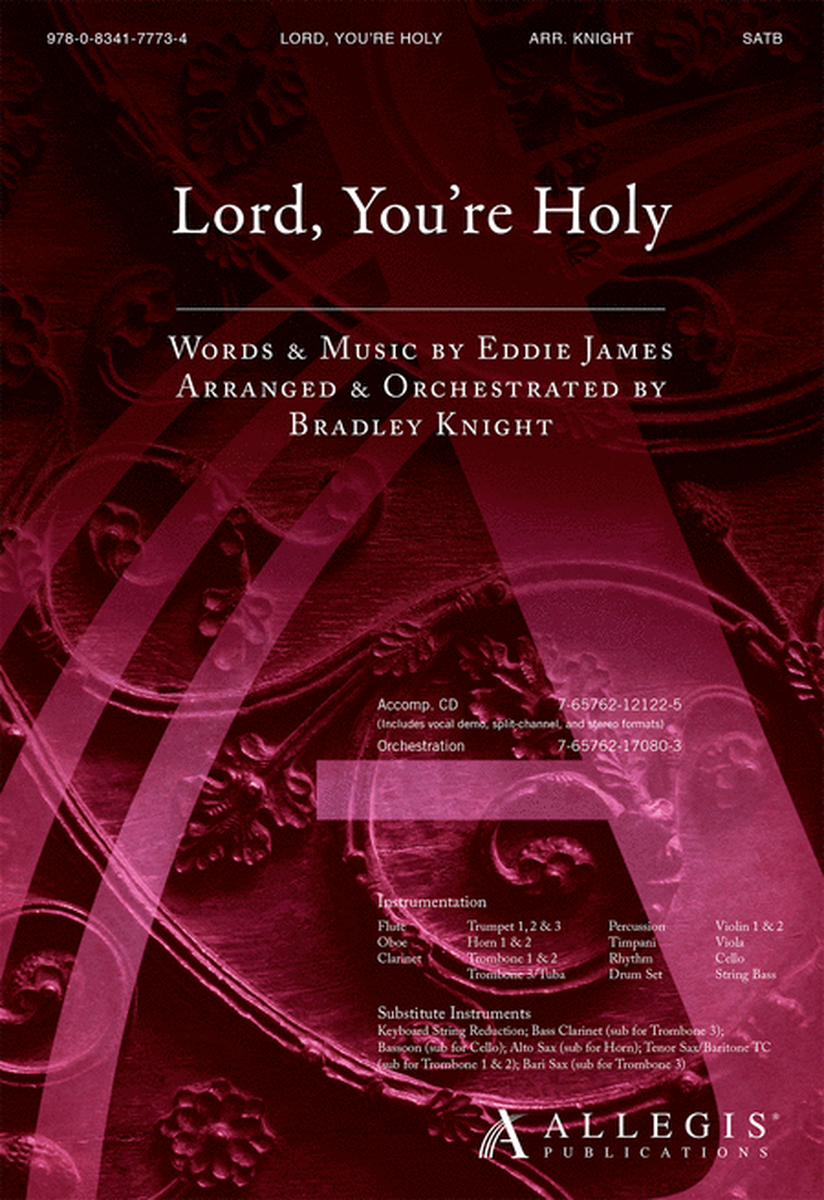 Lord, You're Holy - Accomp. CD With Stereo, Split-Channel, & Demo - DTX