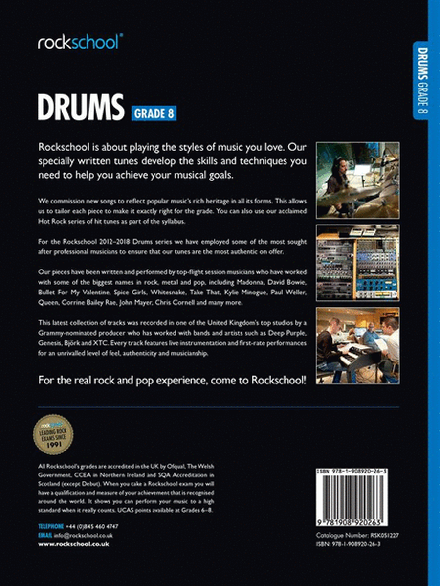 Rockschool Drums - Grade 8 (2012)