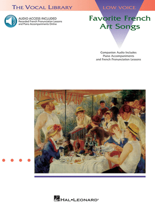 Book cover for Favorite French Art Songs – Volume 1