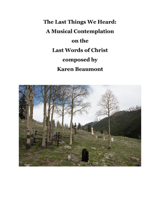 Book cover for The Last Things We Heard: A Contemplation on the Last Words of Christ