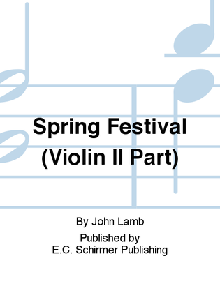 Book cover for Spring Festival (Violin II Part)