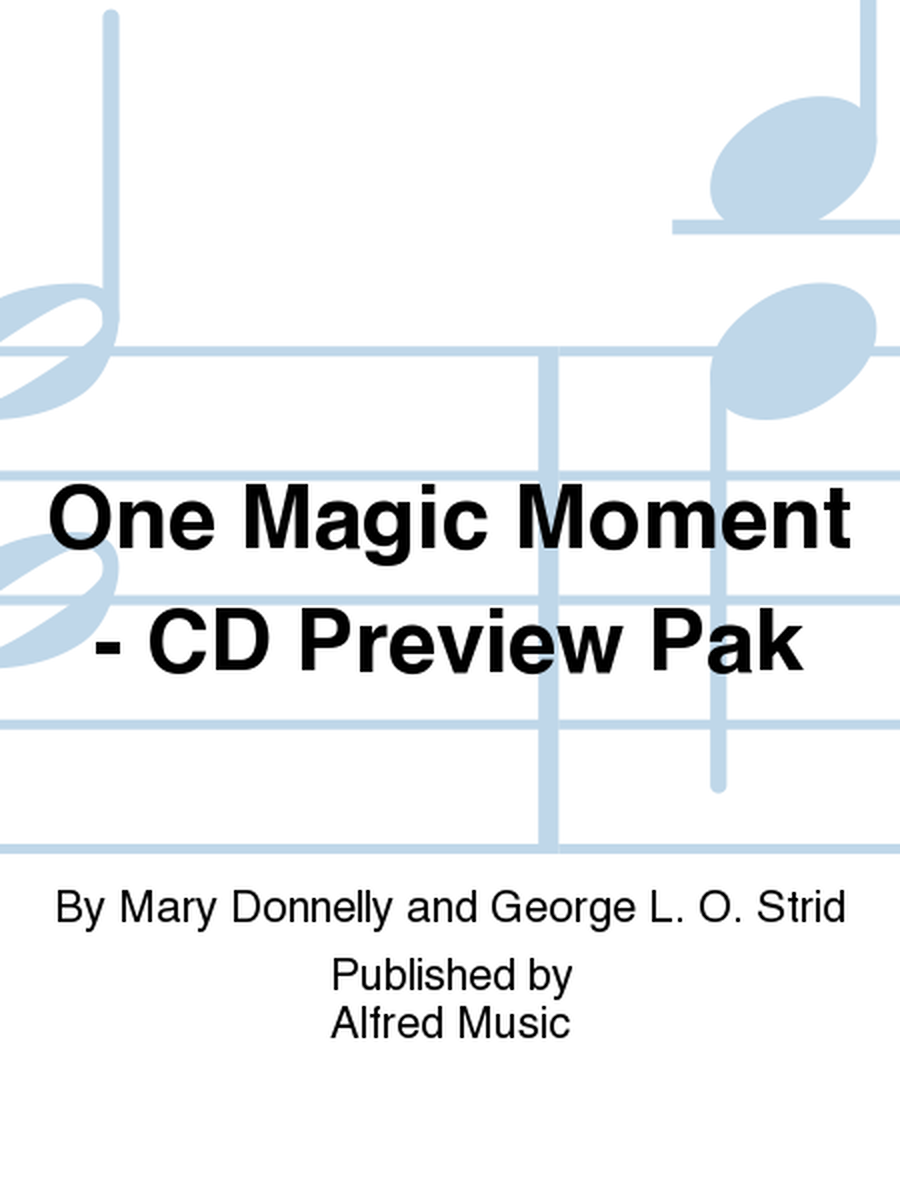 One Magic Moment - CD Preview Pak