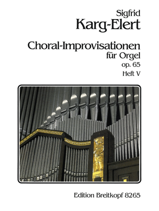 Book cover for 66 Chorale Improvisations Op. 65