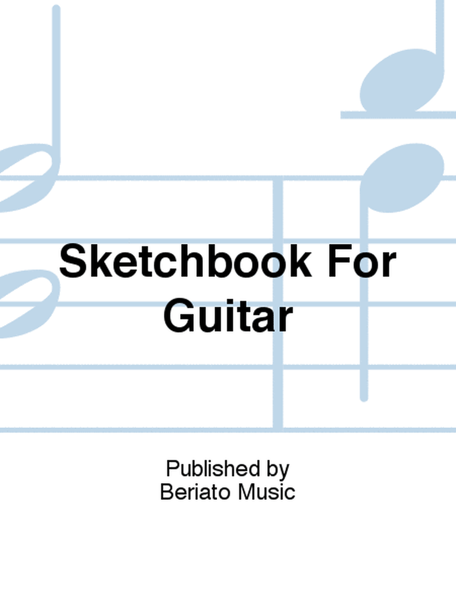 Sketchbook For Guitar