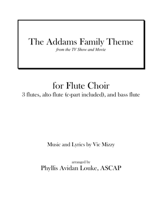 Book cover for The Addams Family Theme