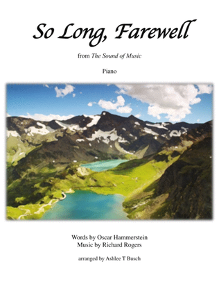 Book cover for So Long, Farewell