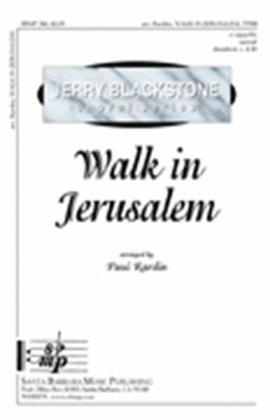 Book cover for Walk in Jerusalem - TTBB Octavo