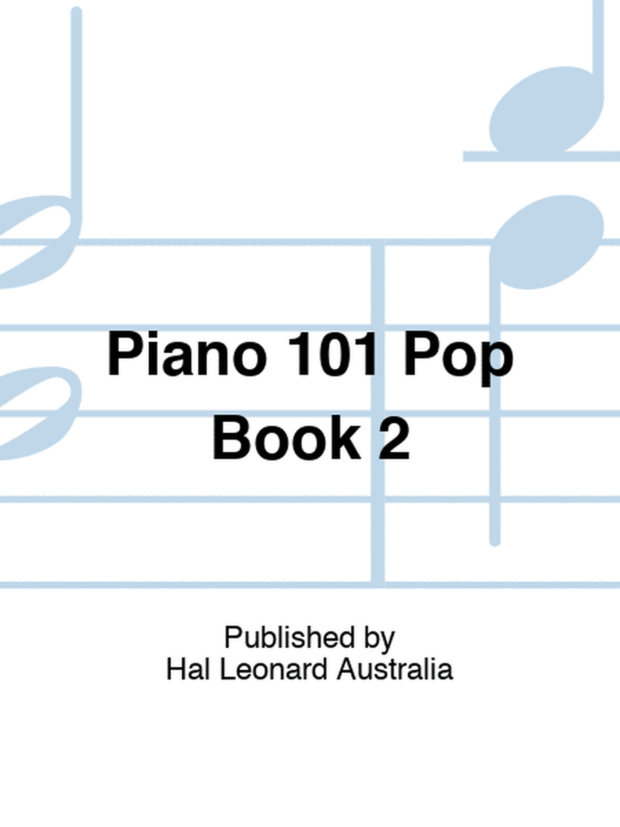 Piano 101 Pop Book 2