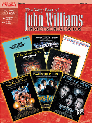 Book cover for The Very Best of John Williams - Trumpet (Book/CD)