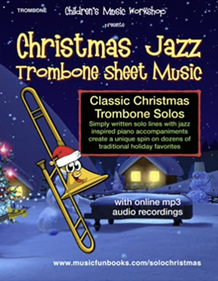 Book cover for Christmas Jazz Trombone Sheet Music