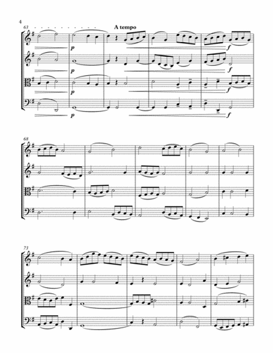 Veni Creator Spiritus (String Quartet) - Score and parts image number null