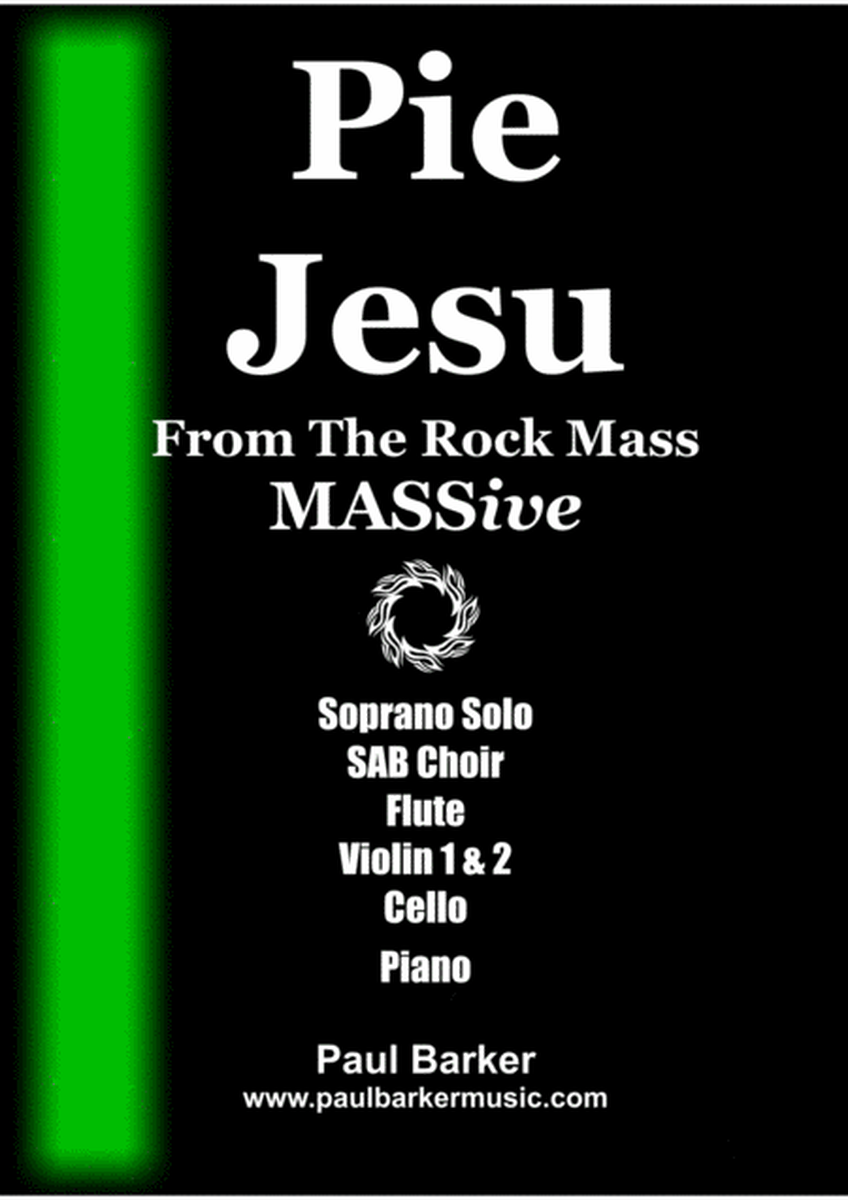 Pie Jesu (SAB Choir & Ensemble) image number null