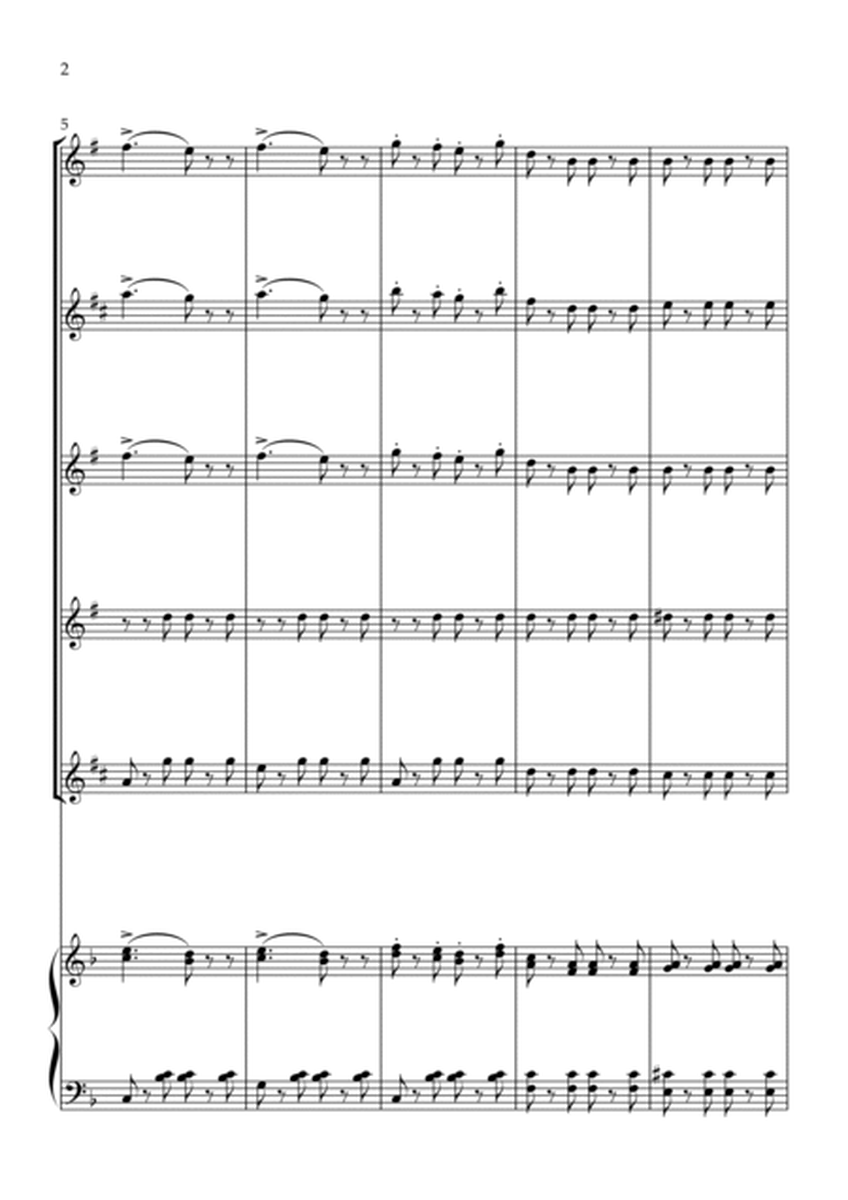Funiculì, Funiculà - Sax Quintet & Piano image number null