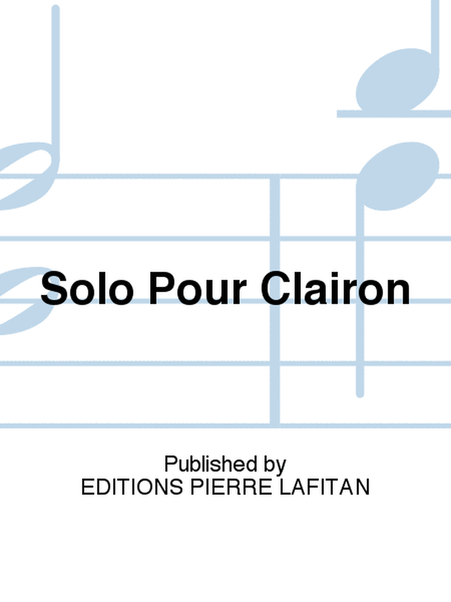Solo Pour Clairon