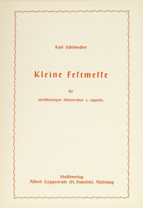 Kleine Festmesse